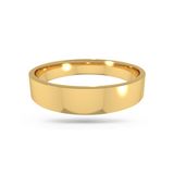 Classic wedding band - Flat (4mm)