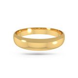 Classic wedding band - High dome (4mm)
