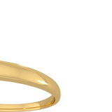 Classic wedding band - High dome (2 mm)