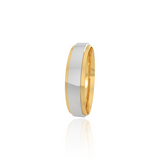 Dual Tone Wedding Band
