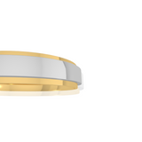 Dual Tone Wedding Band