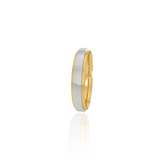 Dual Tone Wedding Band