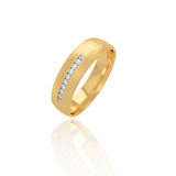 Abril Wedding Band For Him